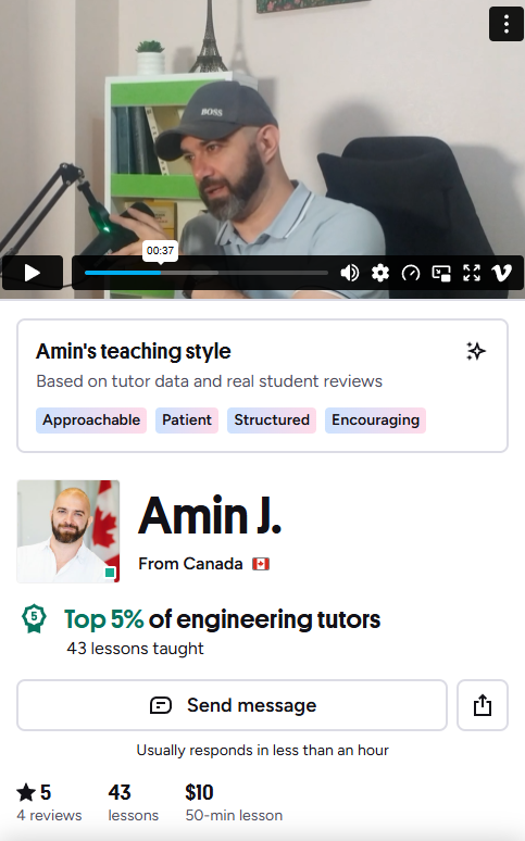 Preply profile